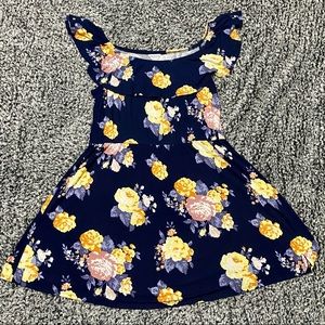 Floral Off-the-Shoulder Dress